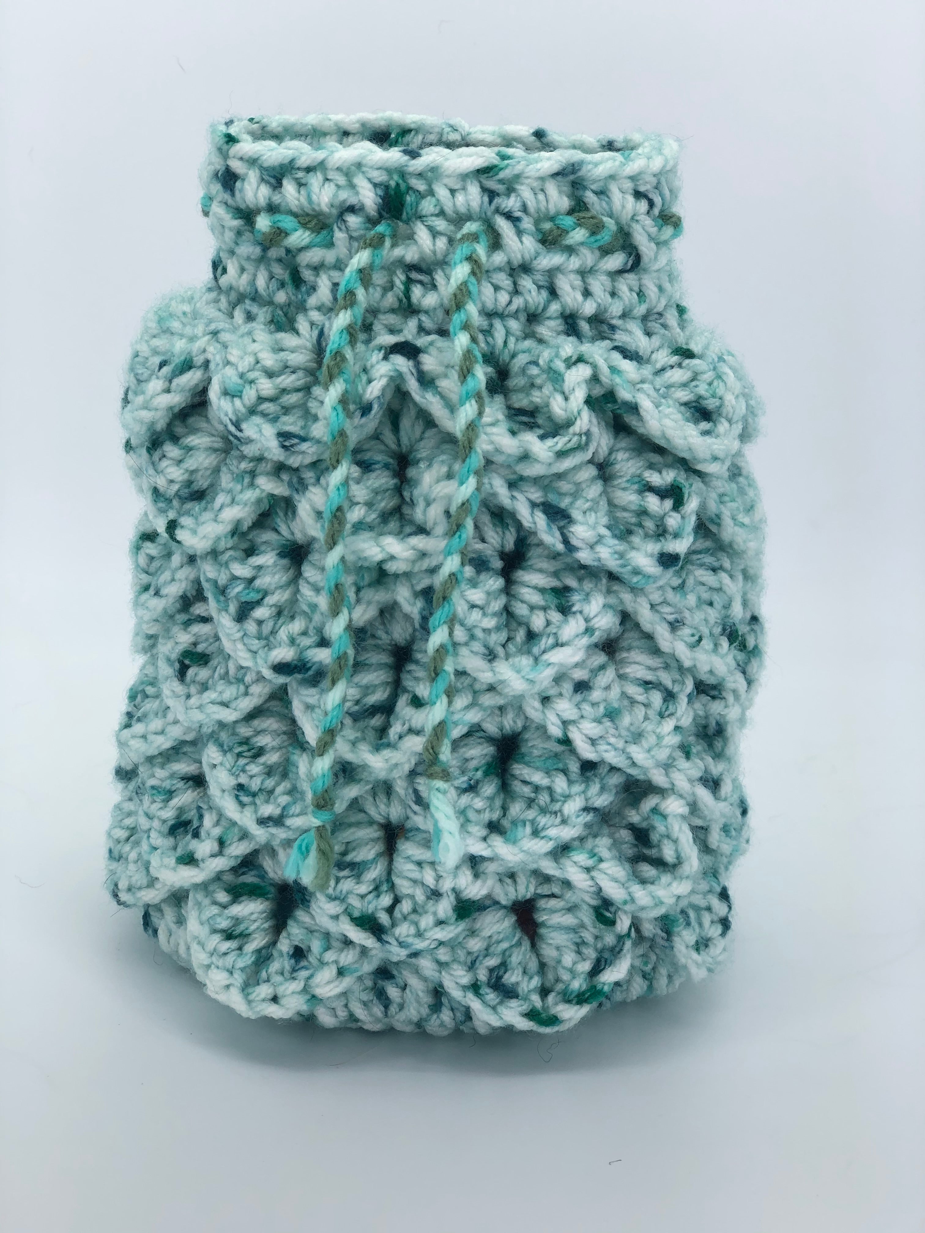 Green Speck Dragon Scale Dice Bag