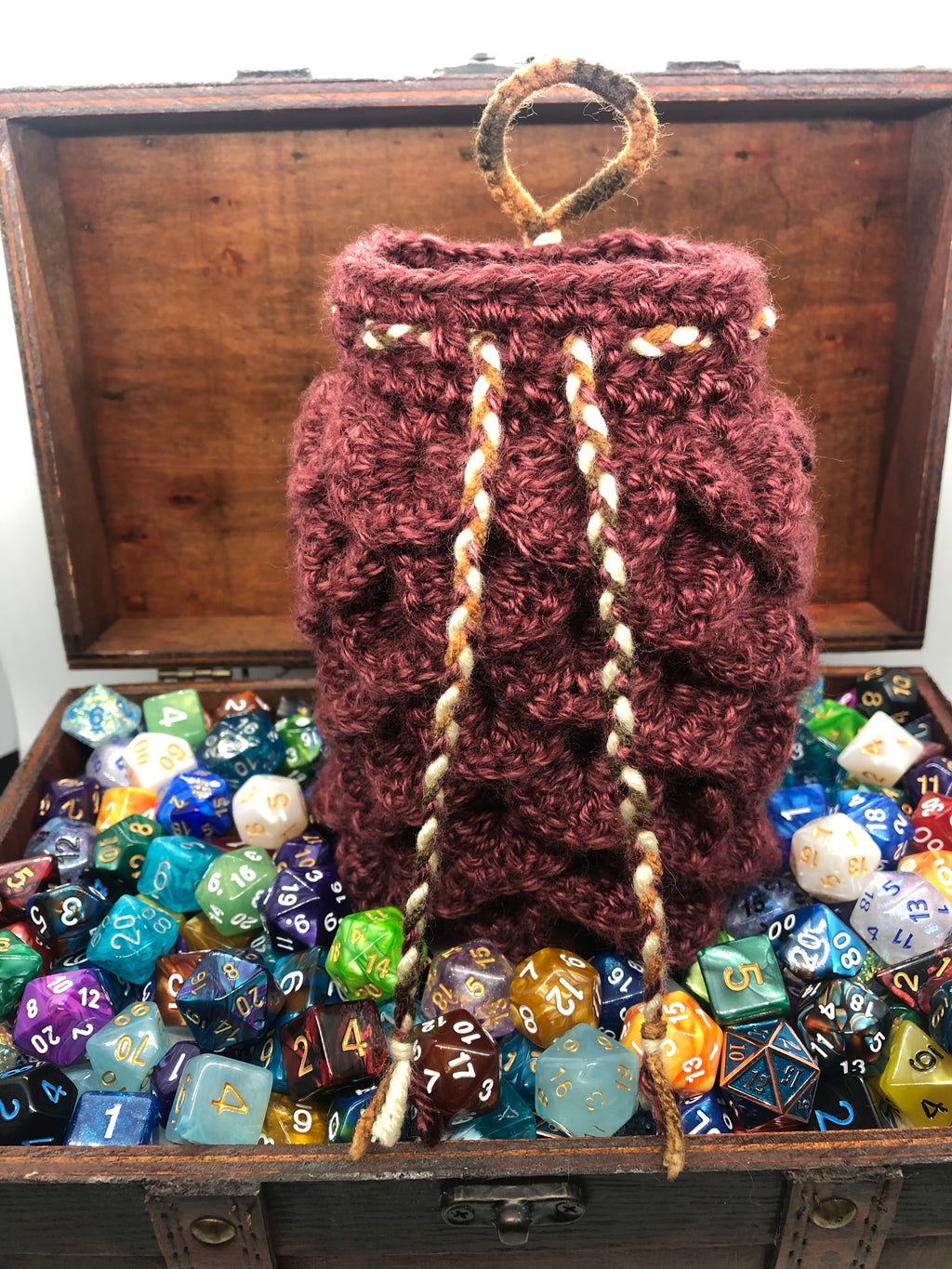 Red Dragon Scale Dice Bag