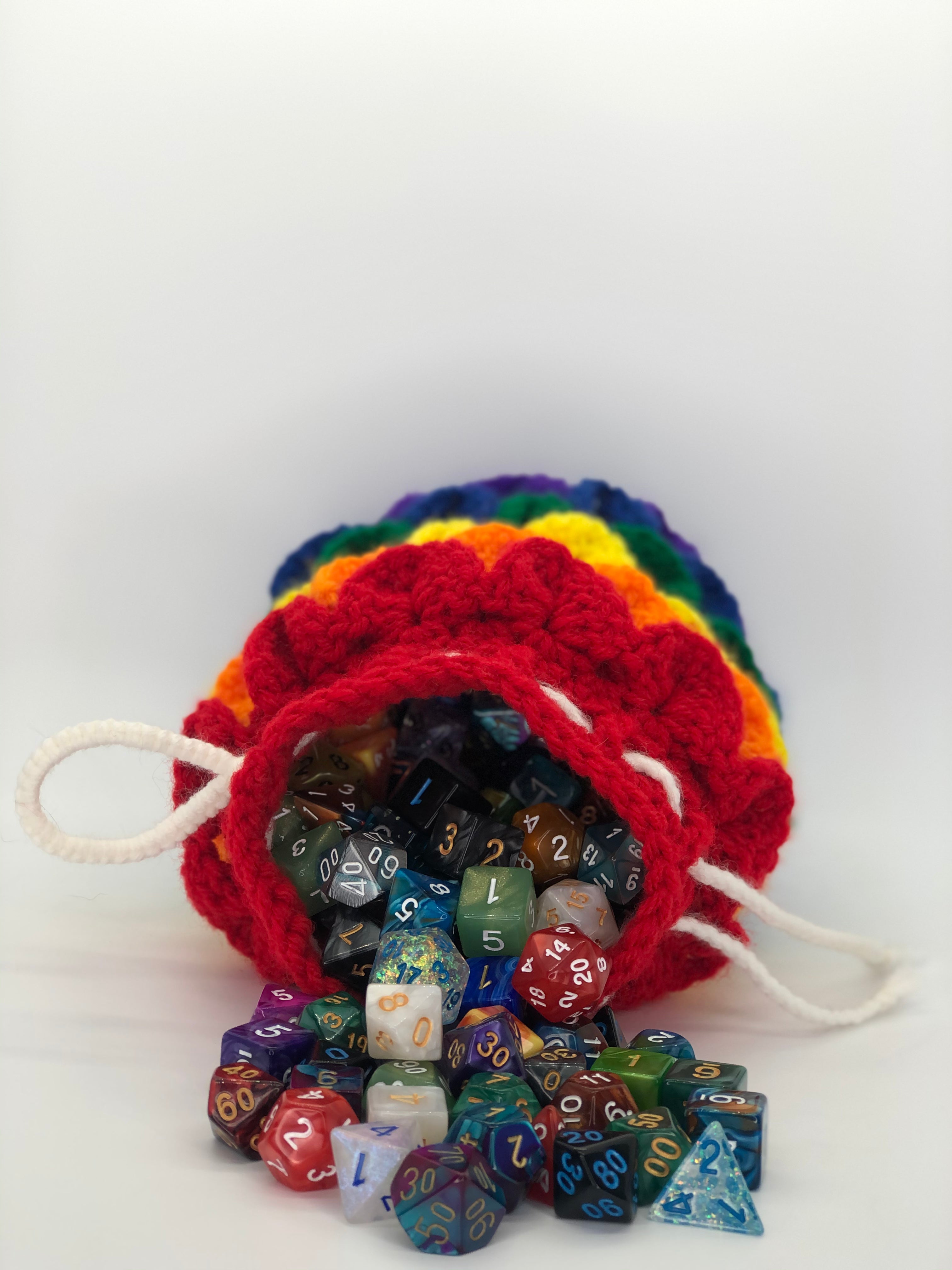 Pride Dragon Scale Dice Bag