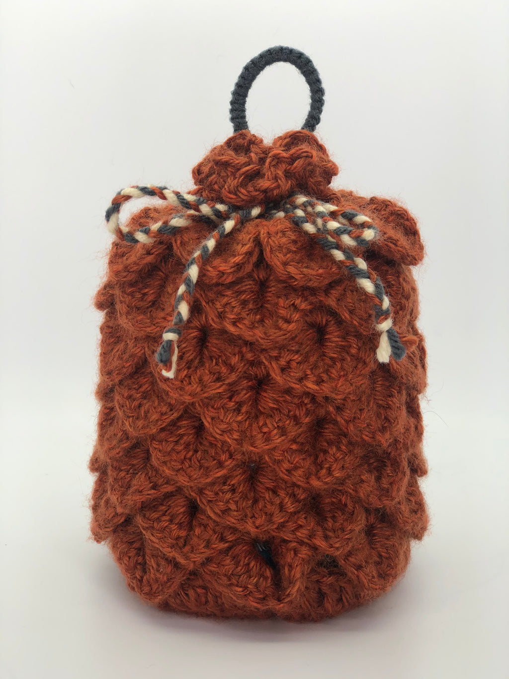 Burnt Orange Dragon Scale Dice Bag