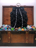 Black Sparkle Dragon Scale Dice Bag