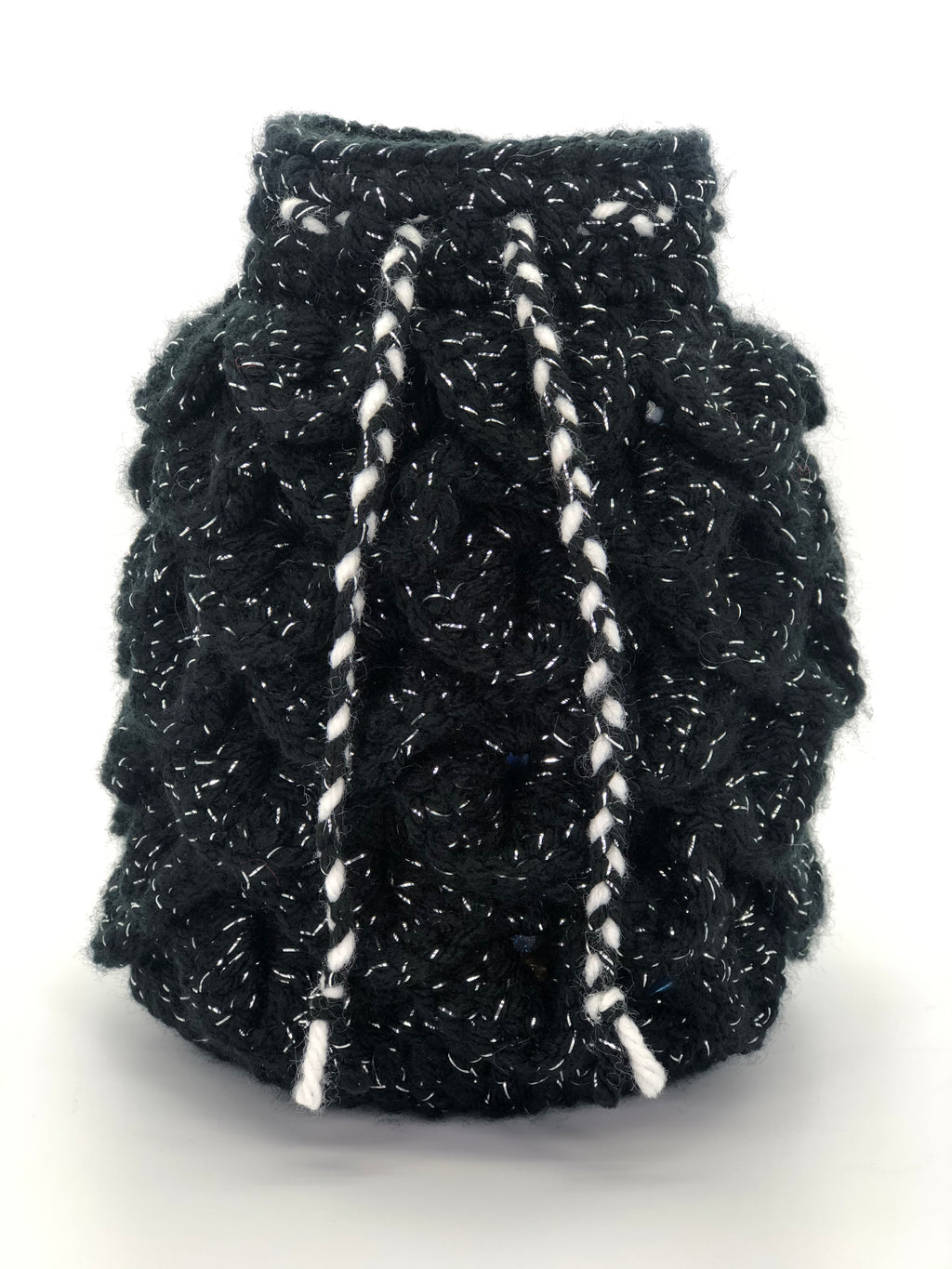 Black Sparkle Dragon Scale Dice Bag