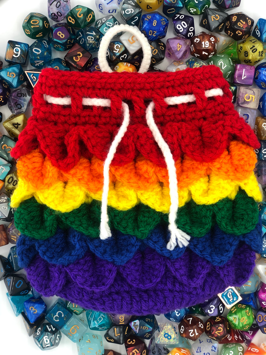 Pride Dragon Scale Dice Bag