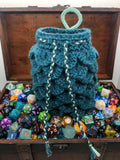 Blue Dragon Scale Dice Bag