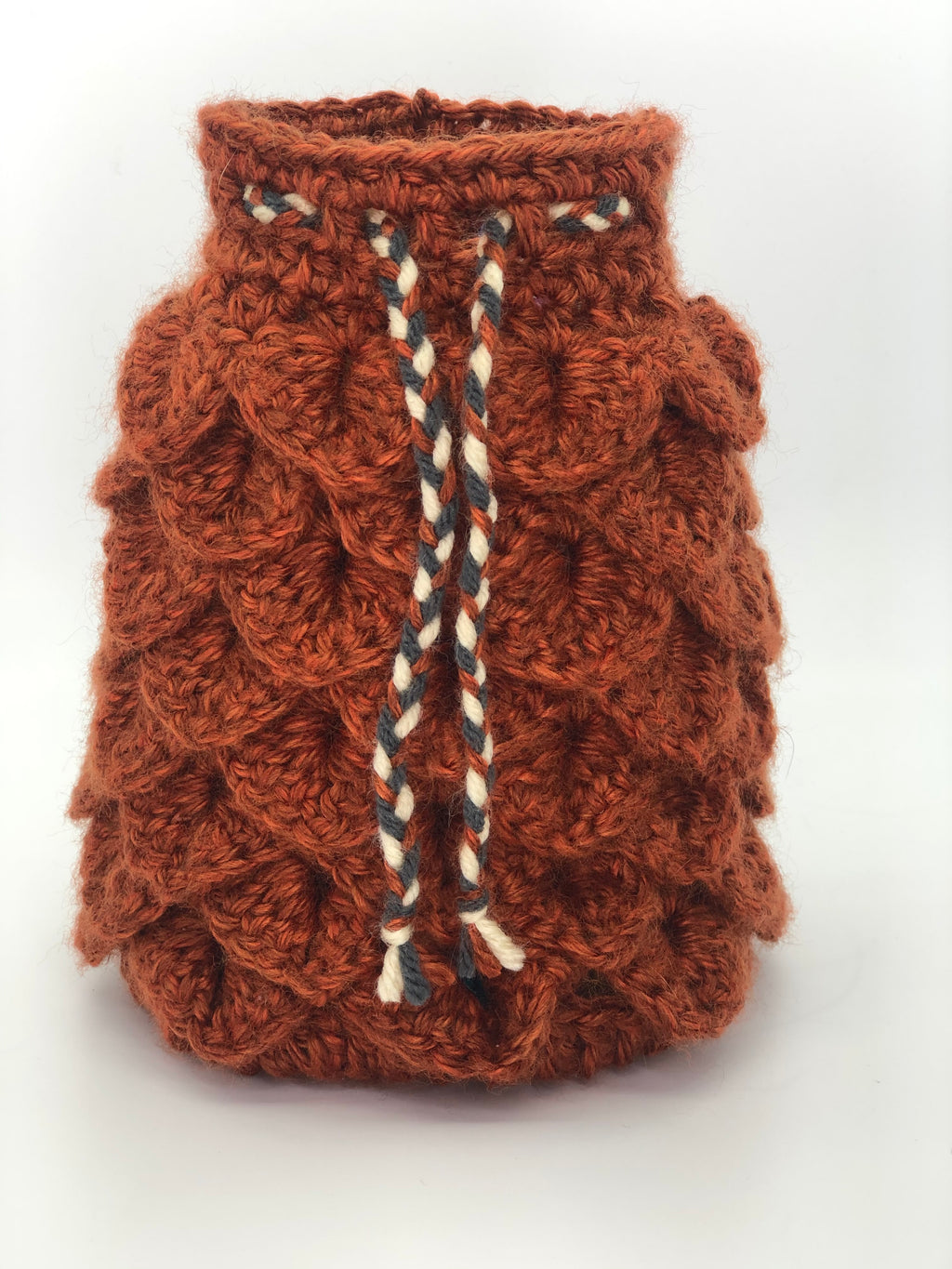 Burnt Orange Dragon Scale Dice Bag