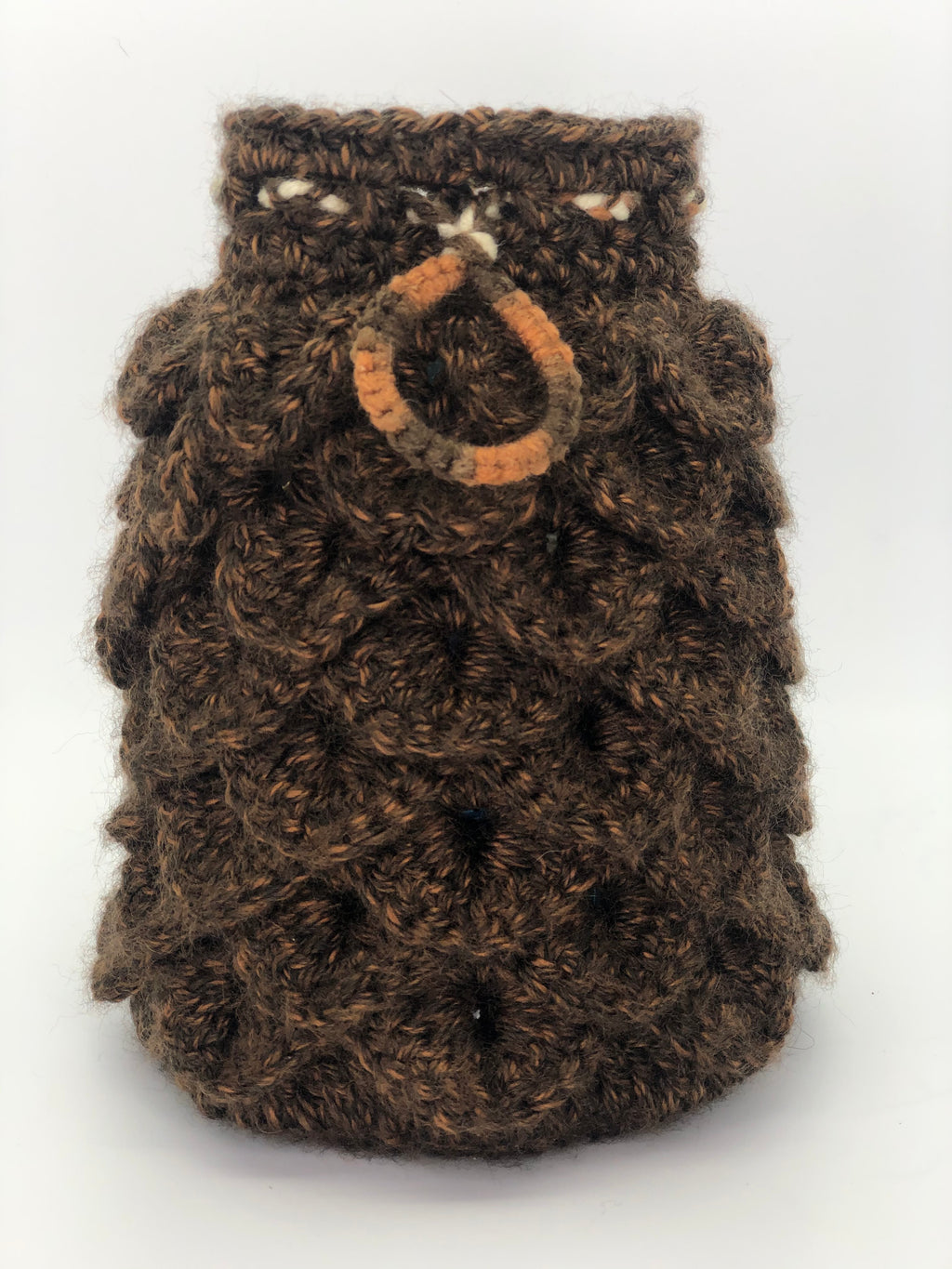 Brown Dragon Scale Dice Bag