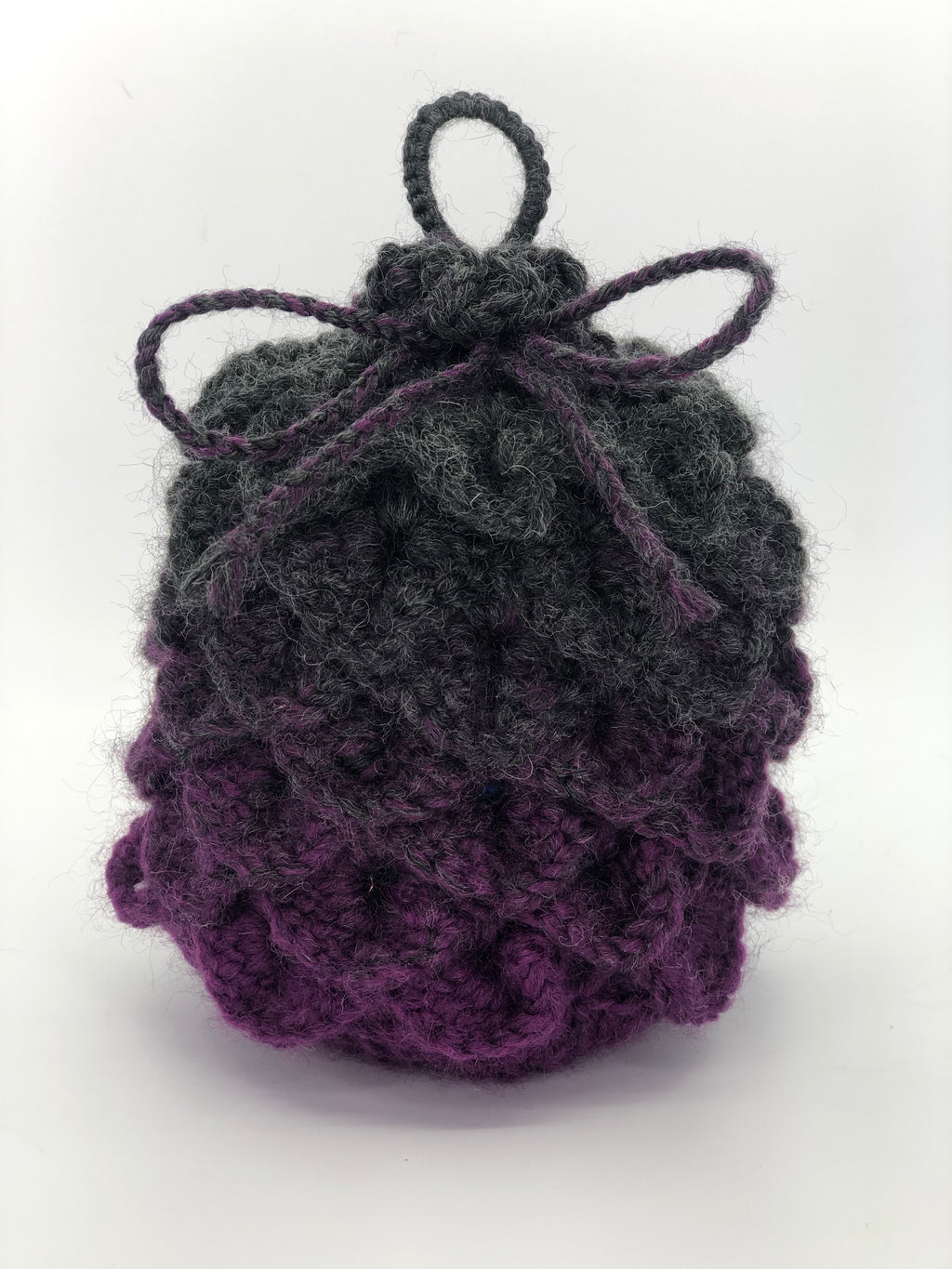 Black & Purple Dragon Scale Dice Bag