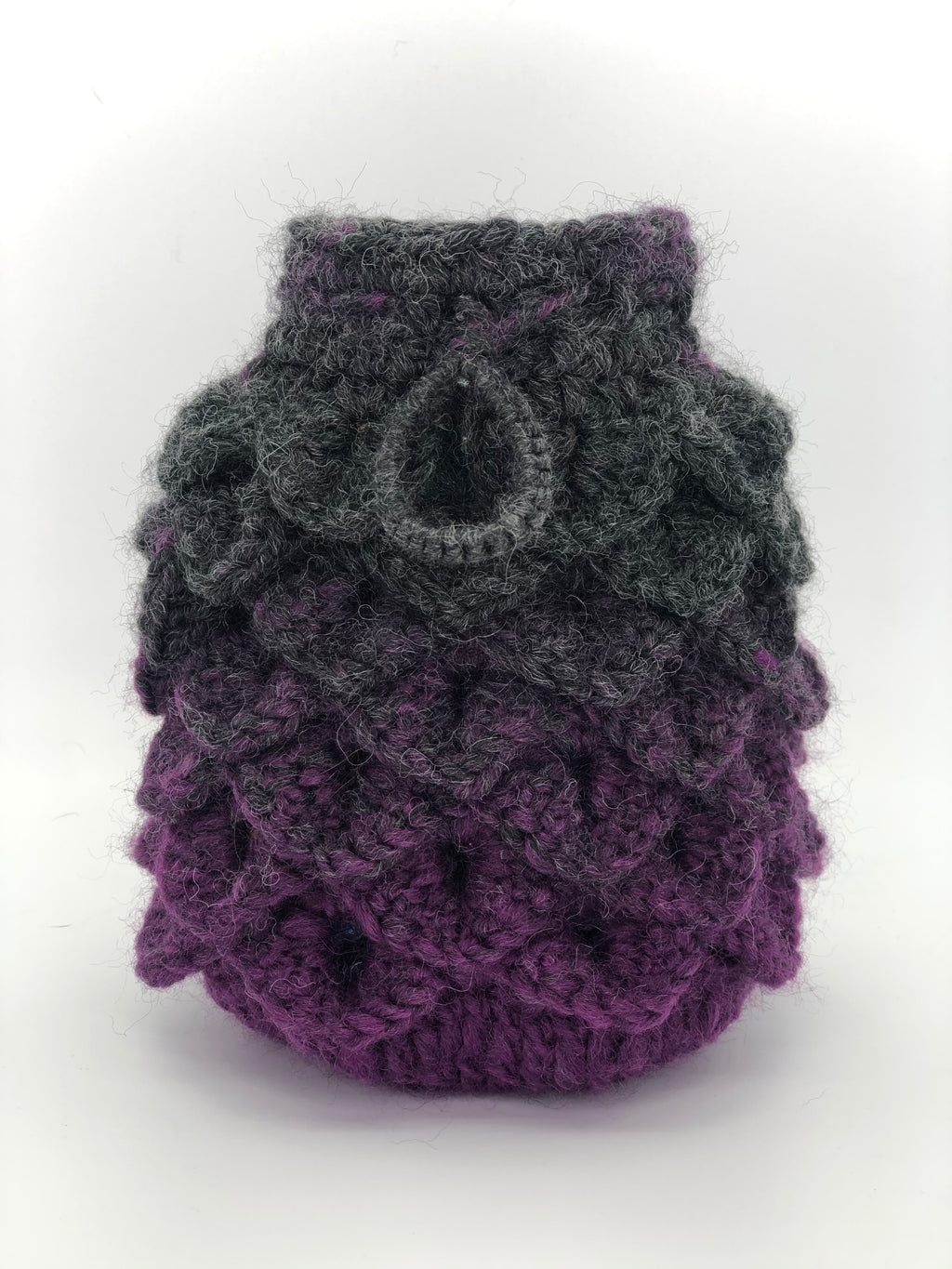 Black & Purple Dragon Scale Dice Bag