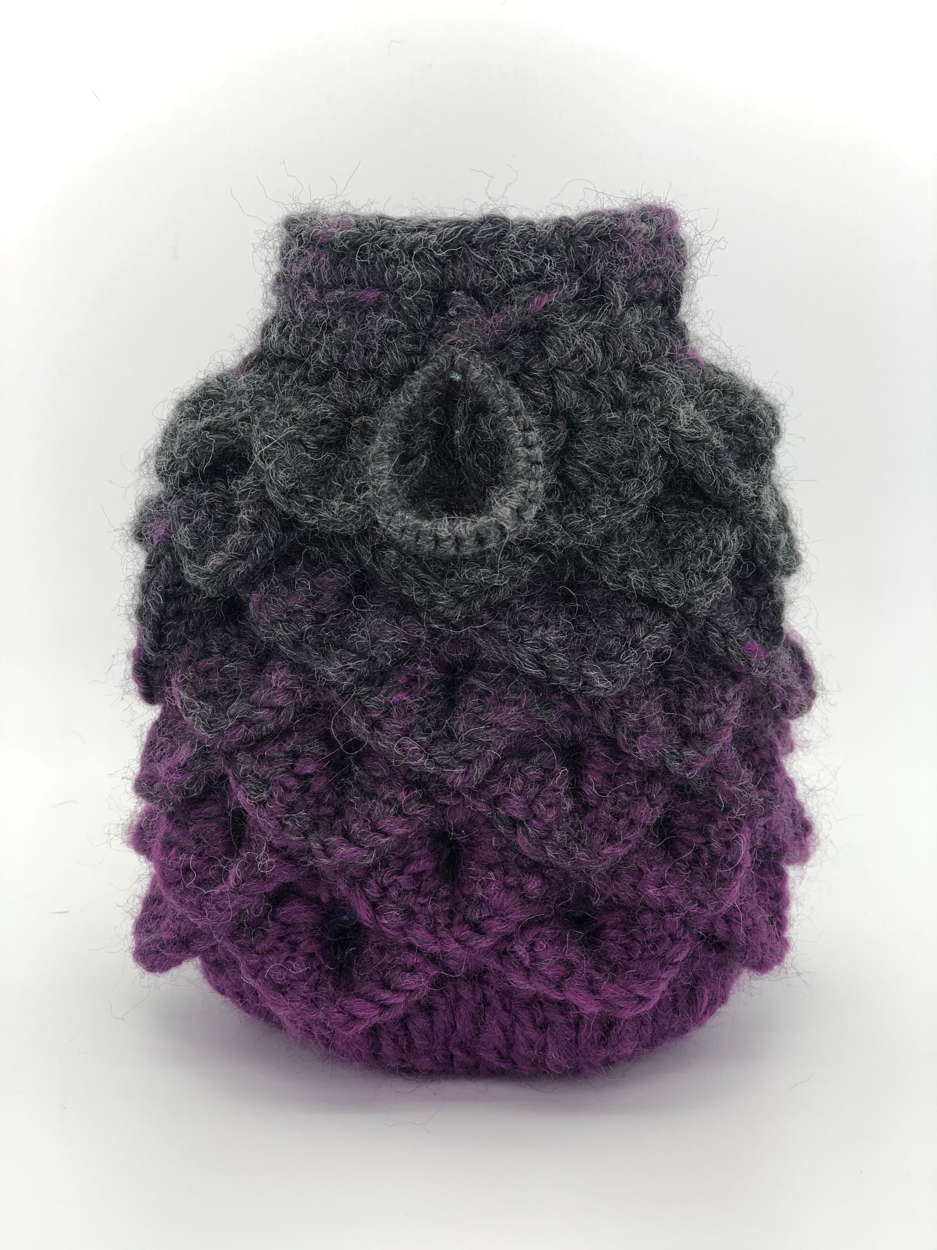 Black & Purple Dragon Scale Dice Bag