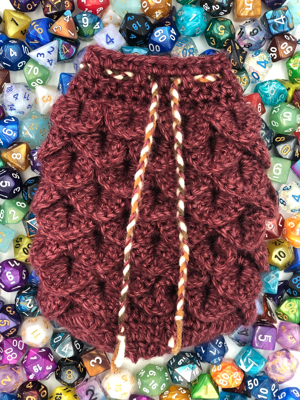 Red Dragon Scale Dice Bag