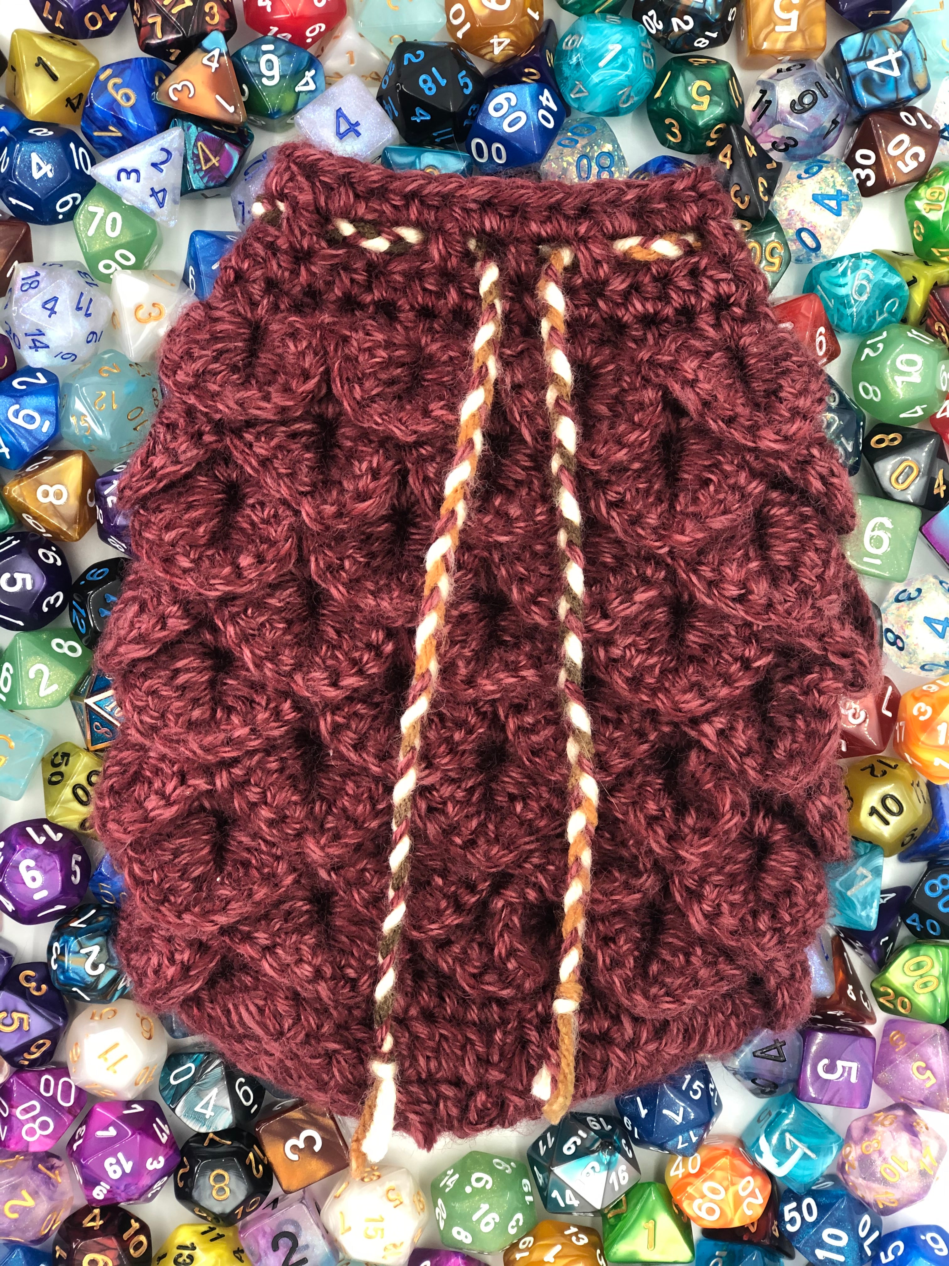 Red Dragon Scale Dice Bag