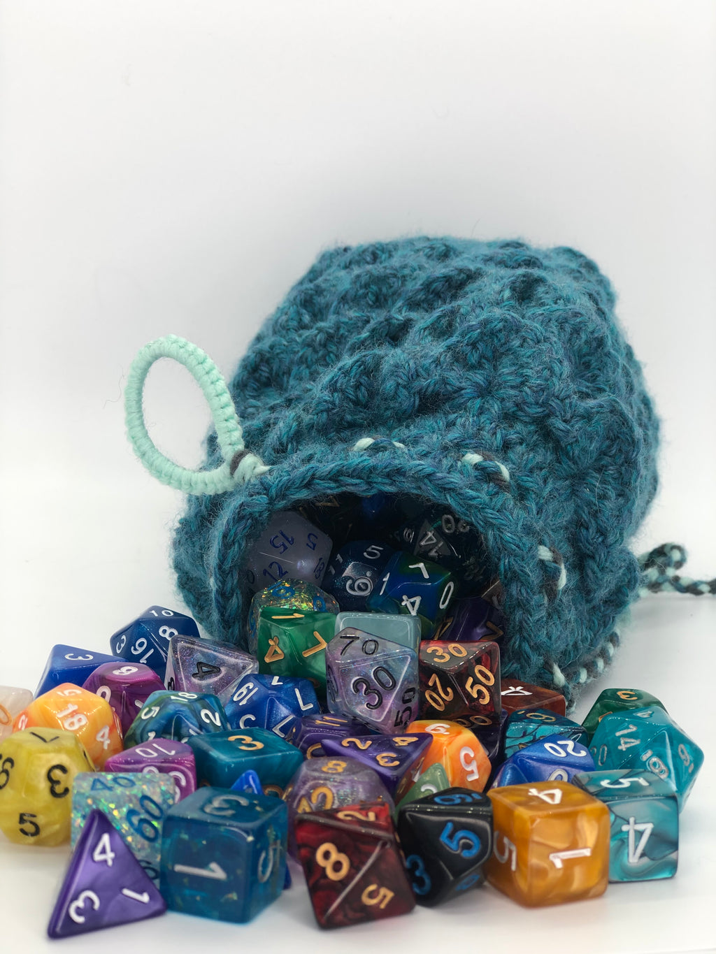 Blue Dragon Scale Dice Bag