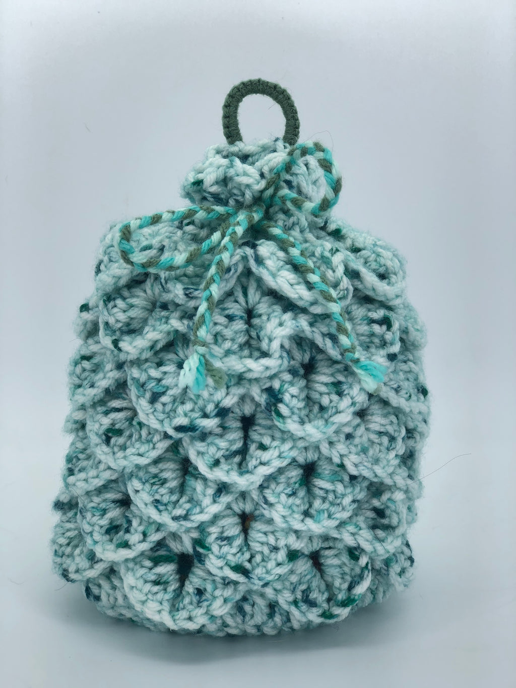 Green Speck Dragon Scale Dice Bag