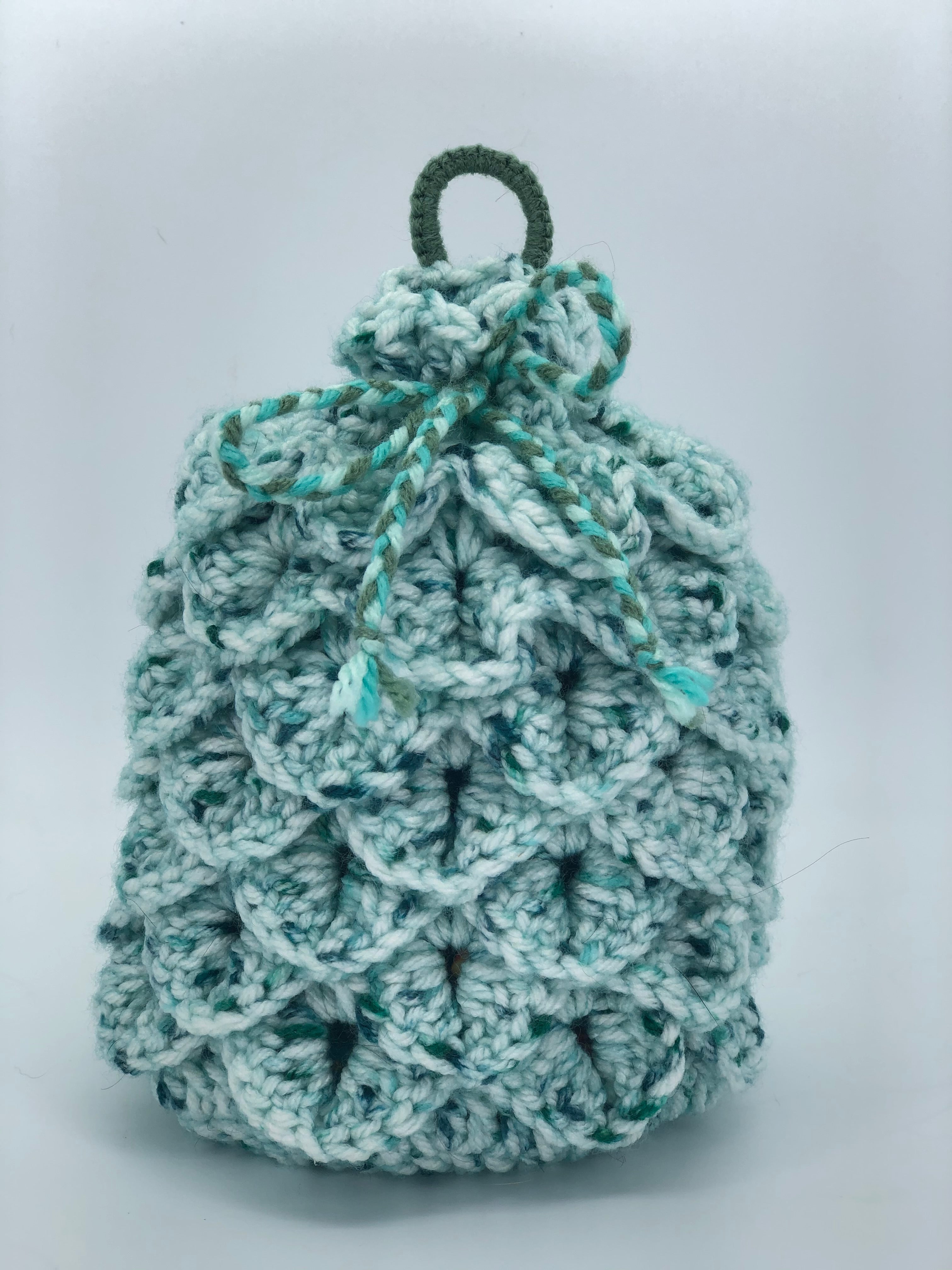 Green Speck Dragon Scale Dice Bag