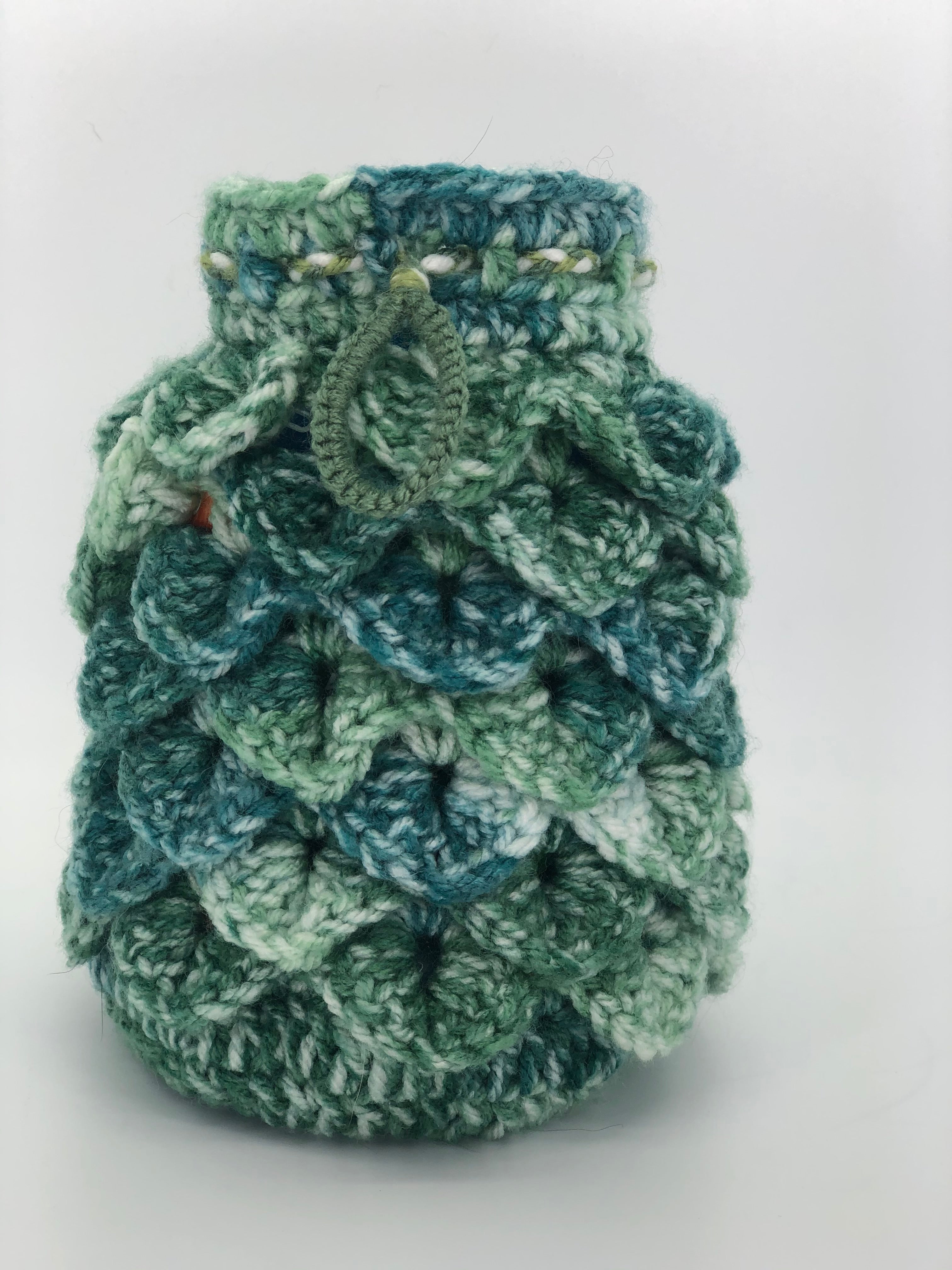 Green Dragon Scale Dice Bag